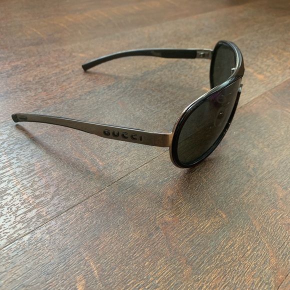 Gucci shield sunglasses